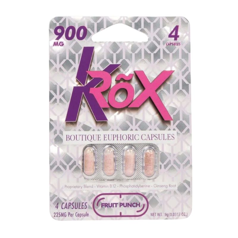 Krox Boutique Euphoric Capsules 4CT 225MG Per Capsule