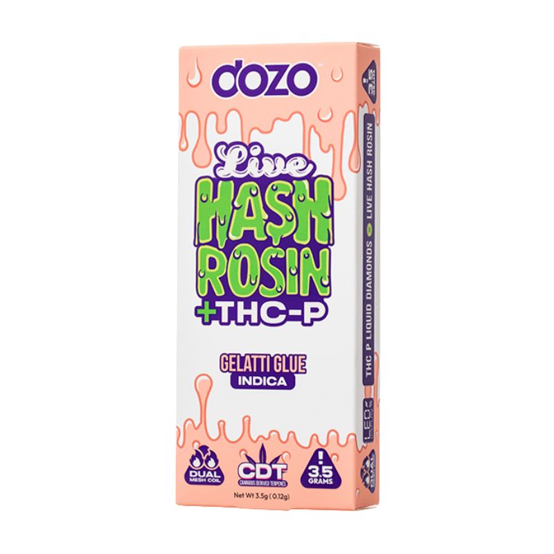 Dozo Live Hash Rosin + THC-P 3.5G Disposable