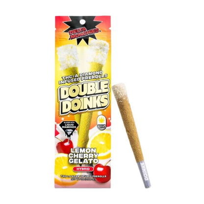 Delta Munchies THC-A Diamond Infused Pre-Rolls Double Doinks 2Pk
