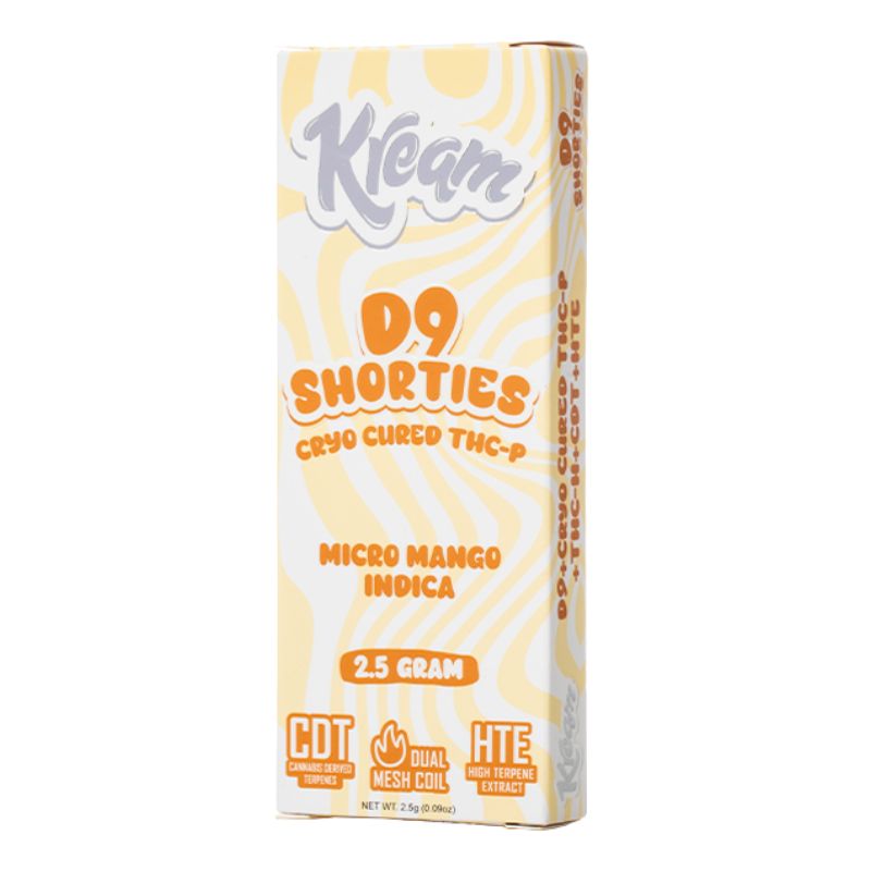 Kream D9 Shorties Cryo Cured THC-P 2.5G Disposable
