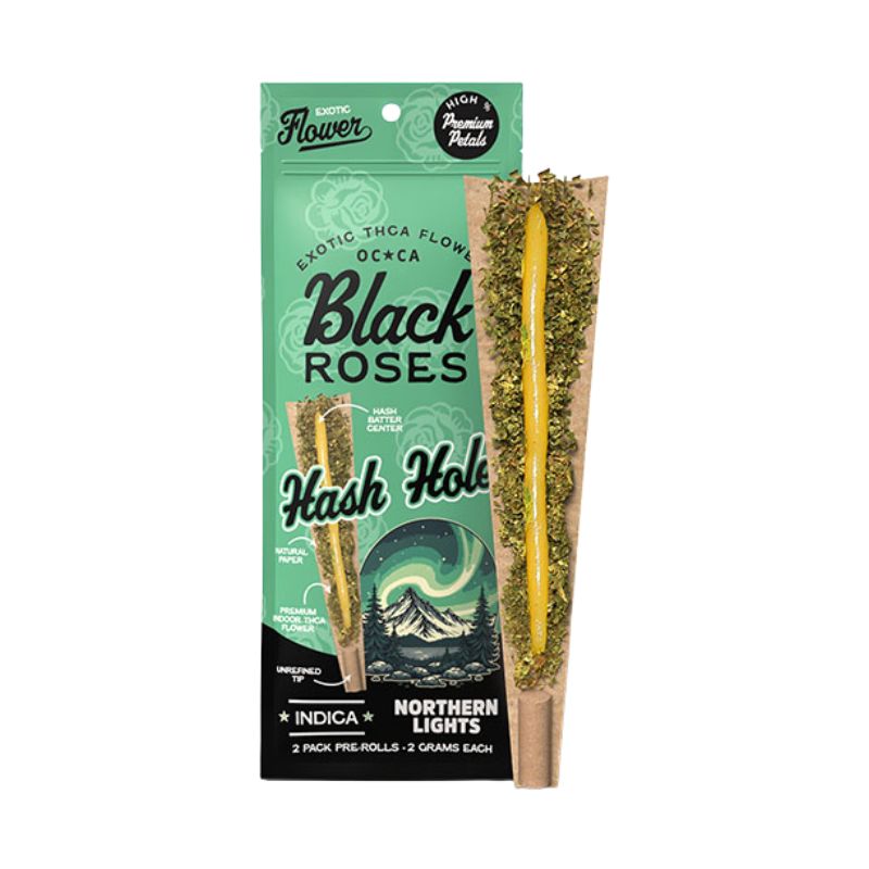 Black Roses Exotic Hash Hole 2g Pre-Rolls 2Pk