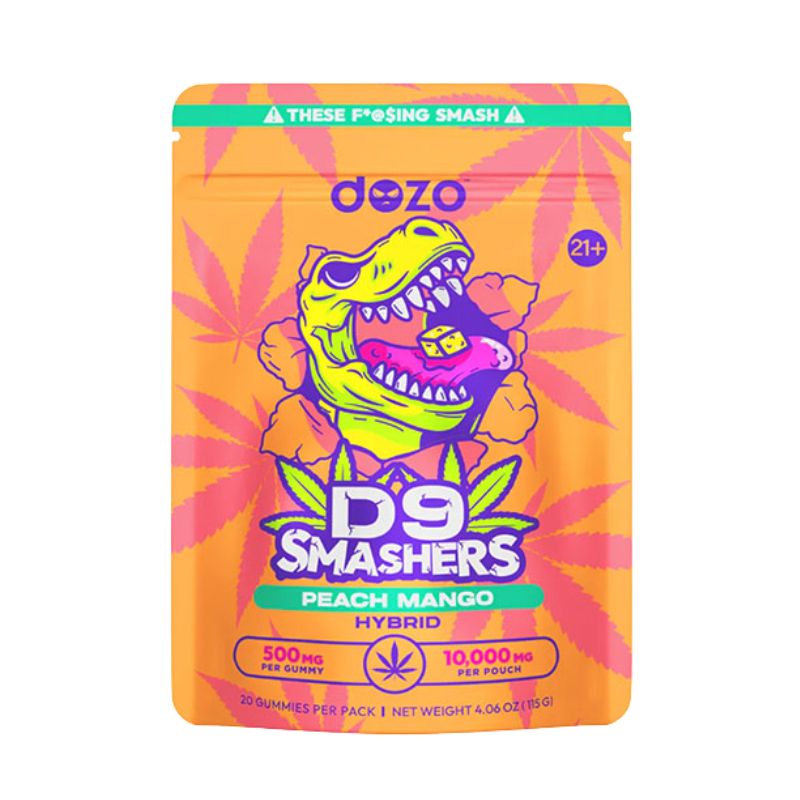 Dozo D9 Smasher Gummies 20ct 500mg Per Gummy