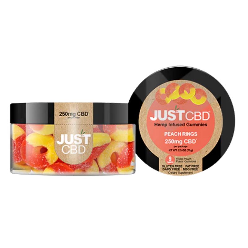 JUST CBD Hemp Infused Gummies 250mg