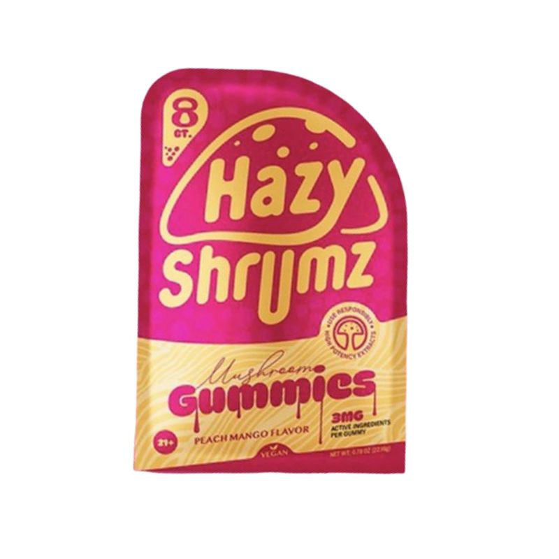 Hazy Shrumz Vegan Mushroom Gummies 8ct