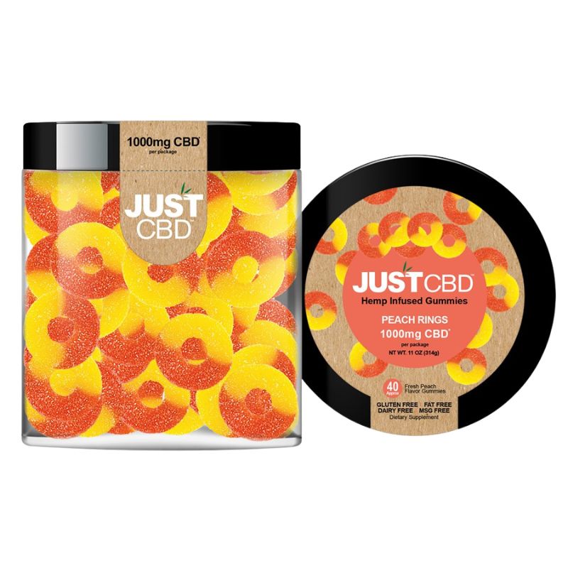 JUST CBD Hemp Infused Gummies 1000mg