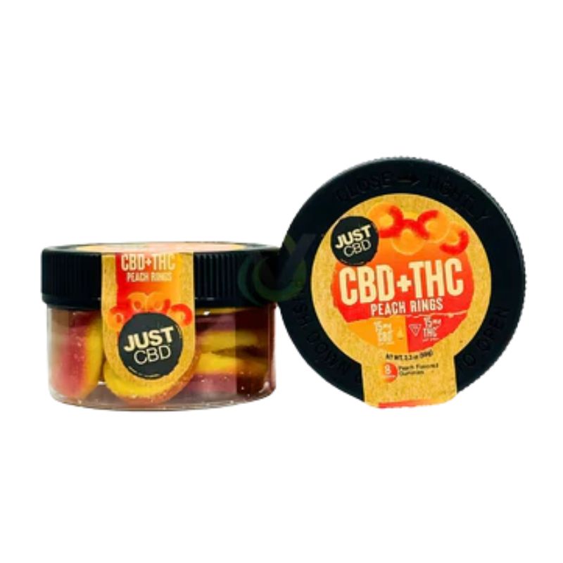 JUST CBD Assorted CBD+THC Gummies