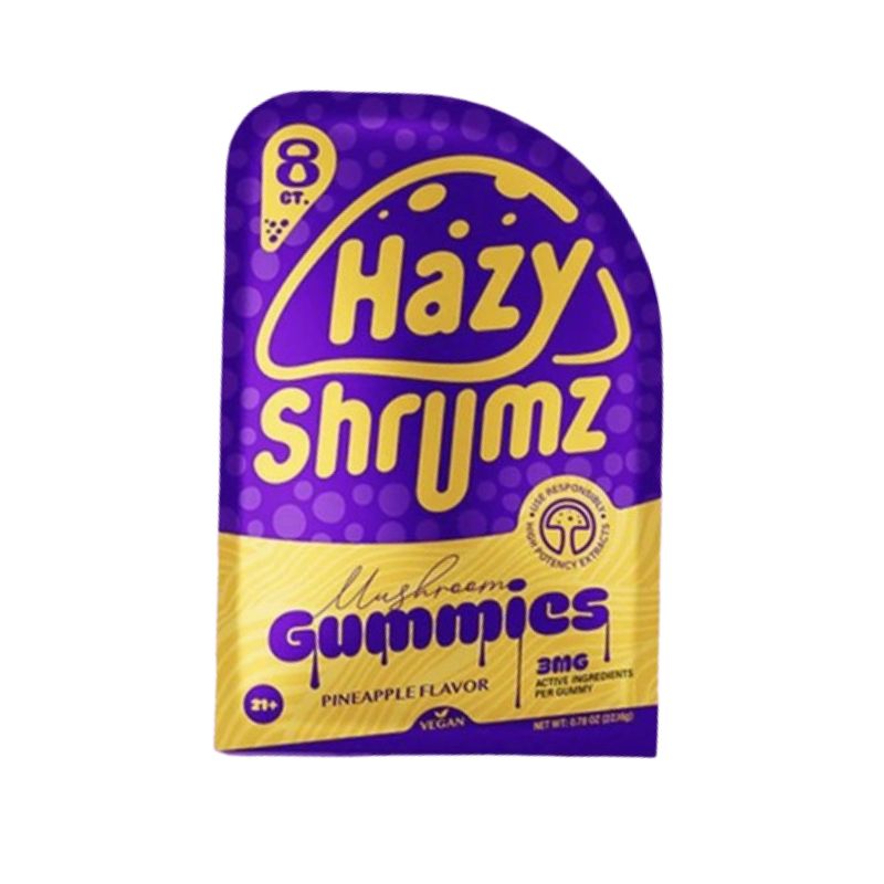 Hazy Shrumz Vegan Mushroom Gummies 8ct