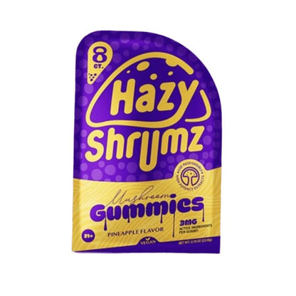 Hazy Shrumz Vegan Mushroom Gummies 8ct