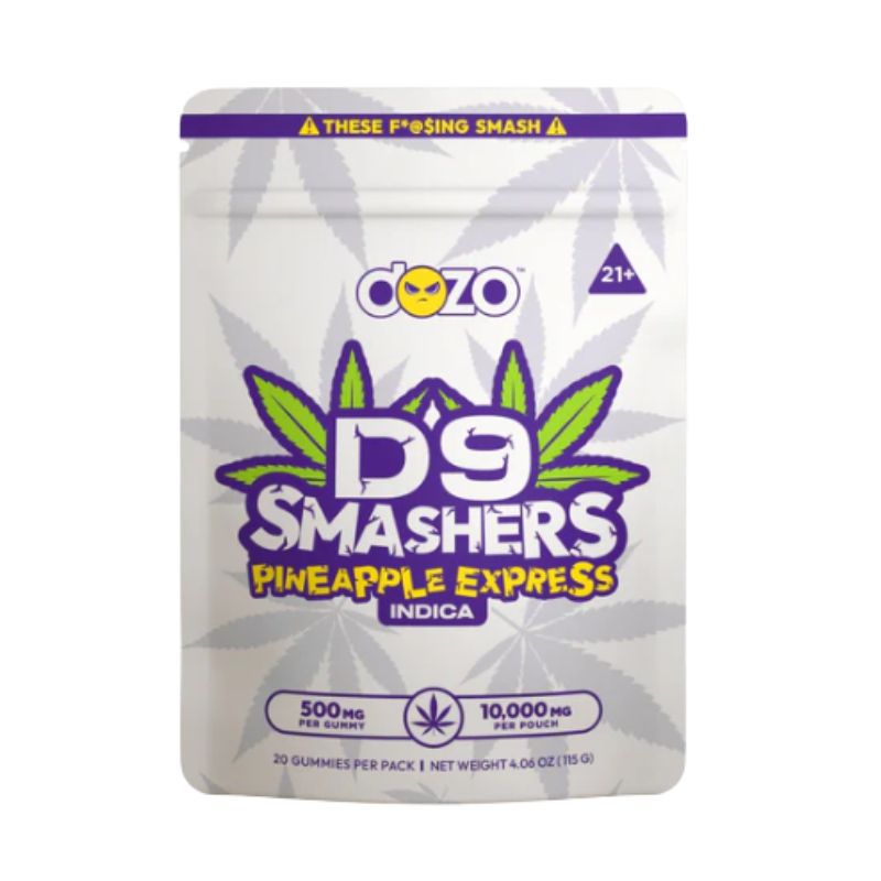 Dozo D9 Smasher Gummies 20ct 500mg Per Gummy
