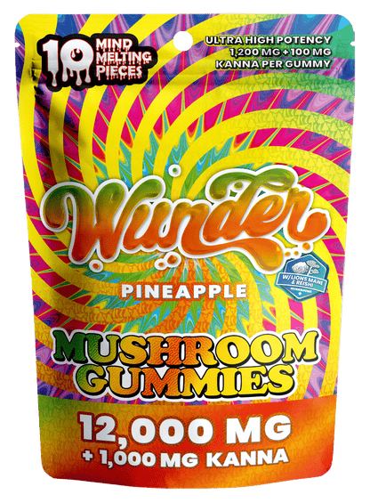 🎁 Wunder – High Potency Entheogenic Mushroom Gummies – 12,000 mg (100% off)