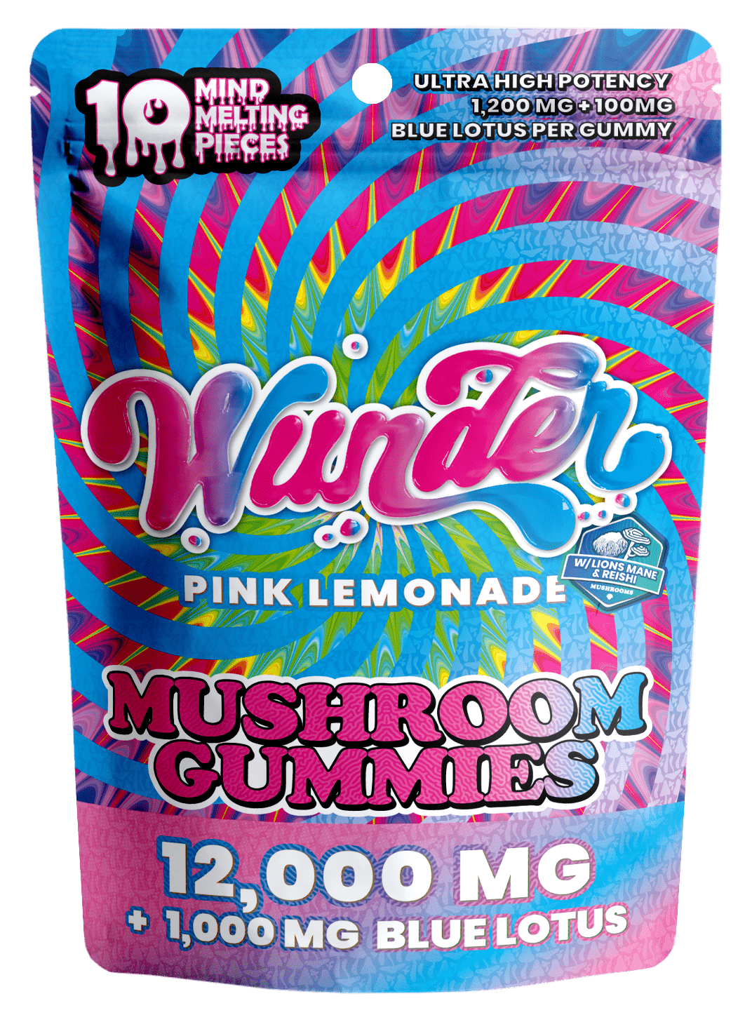🎁 Wunder – High Potency Entheogenic Mushroom Gummies – 12,000 mg (100% off)