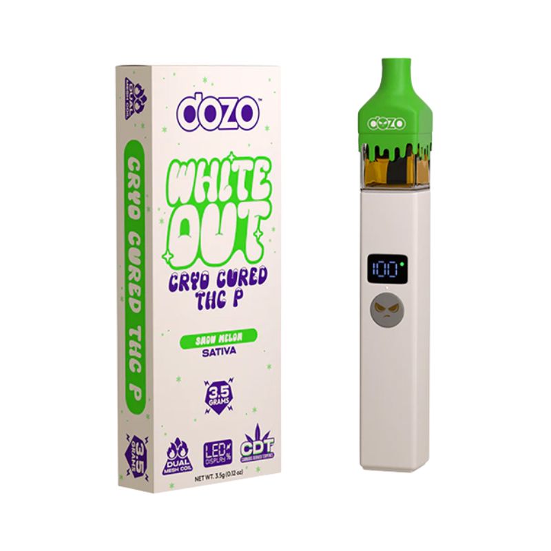 Dozo White Out Cryo Cured THC-P 3.5G Disposable