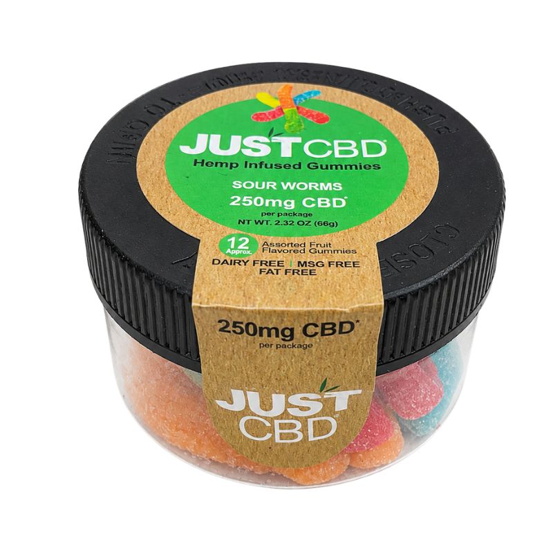 JUST CBD Hemp Infused Gummies 250mg