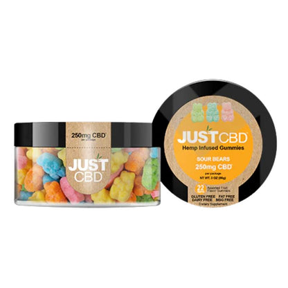 JUST CBD Hemp Infused Gummies 250mg