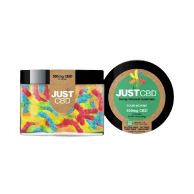 JUST CBD Hemp Infused Gummies 500mg