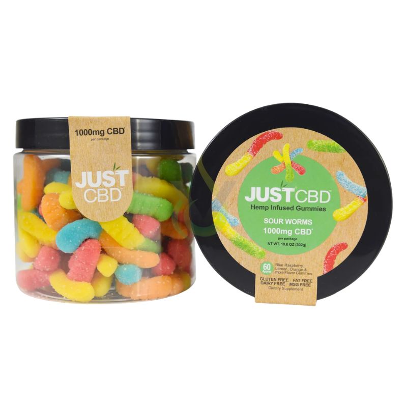 JUST CBD Hemp Infused Gummies 1000mg