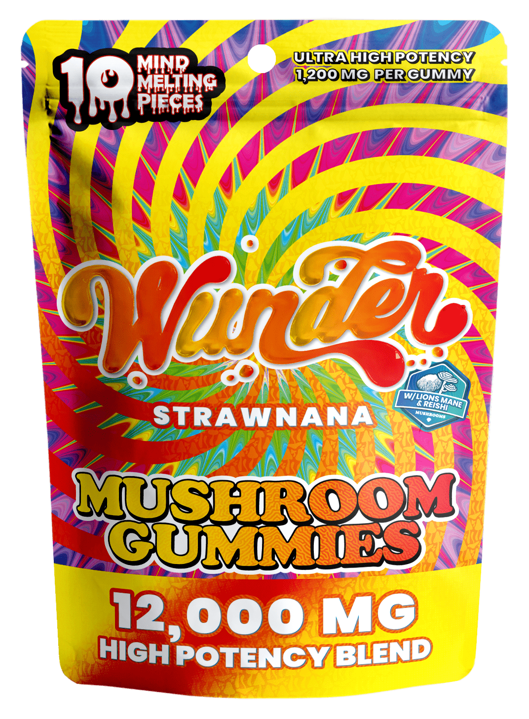 🎁 Wunder – High Potency Entheogenic Mushroom Gummies – 12,000 mg (100% off)