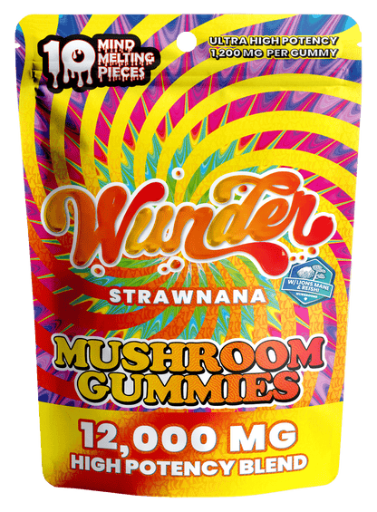 🎁 Wunder – High Potency Entheogenic Mushroom Gummies – 12,000 mg (100% off)