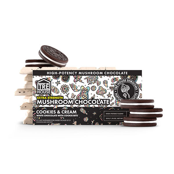 Tre House Extra-Strength Mushroom Chocolate Bar | 15 Count