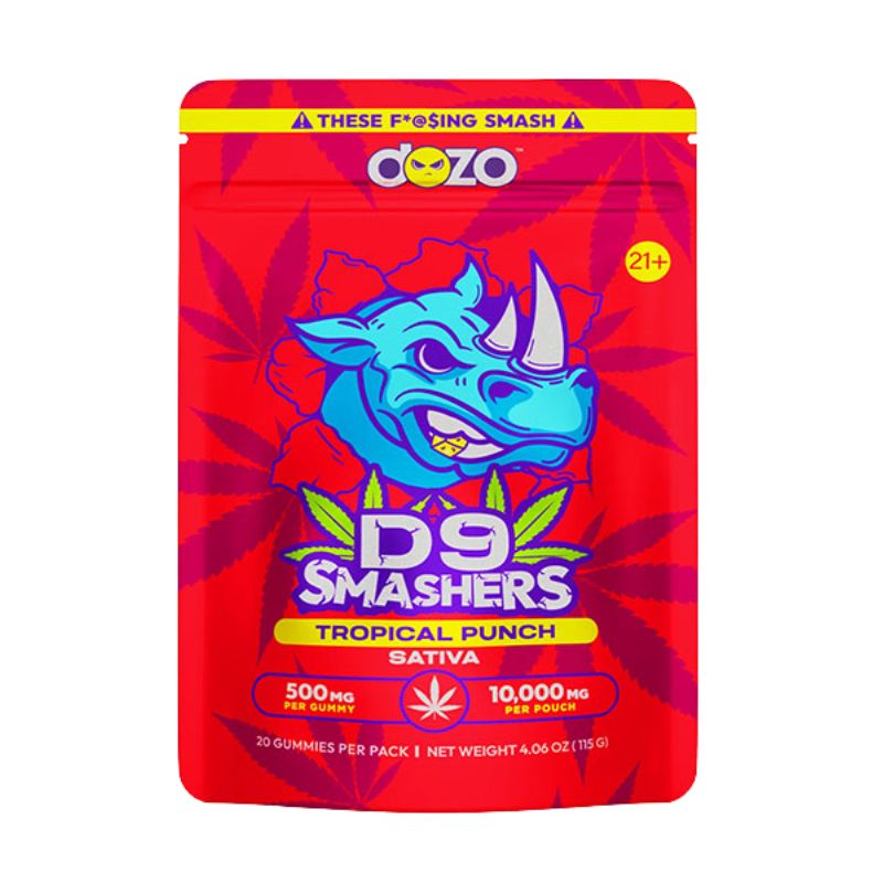 Dozo D9 Smasher Gummies 20ct 500mg Per Gummy
