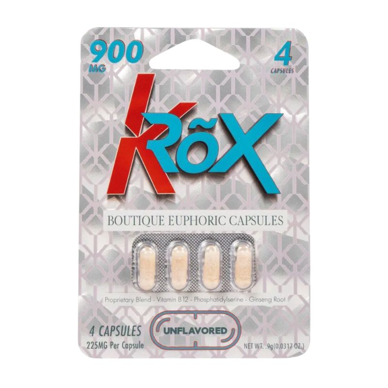 Krox Boutique Euphoric Capsules 4CT 225MG Per Capsule