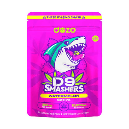 Dozo D9 Smasher Gummies 20ct 500mg Per Gummy