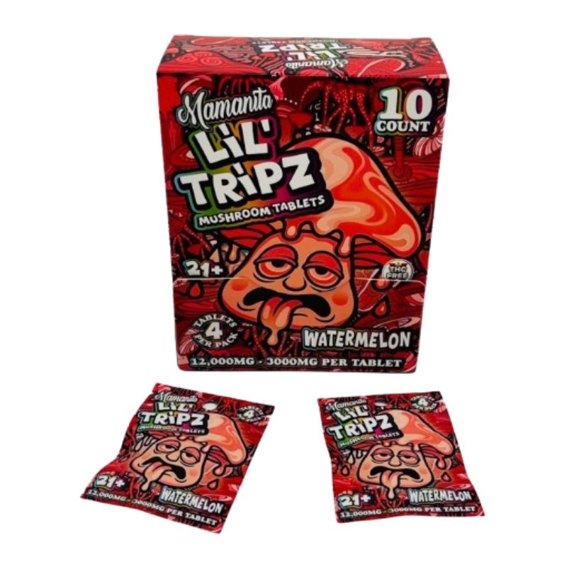 Mamanita Lil Tripz Mushroom Tablets 4ct 3000mg Per Tablet